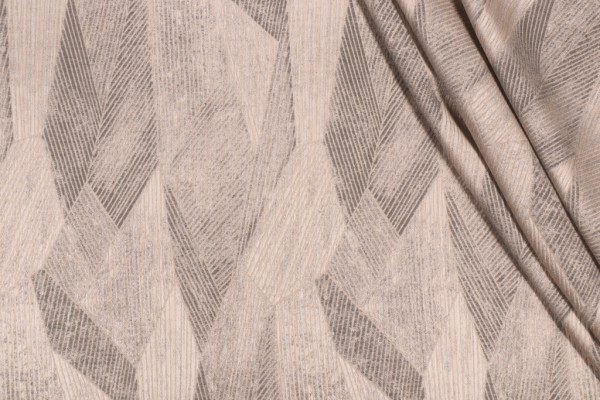 Sample of TFA With A Twist Woven Upholstery Fabric in Gunmetal 