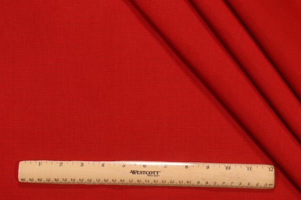 Tweed Woven Outdoor Fabric in Ruby 