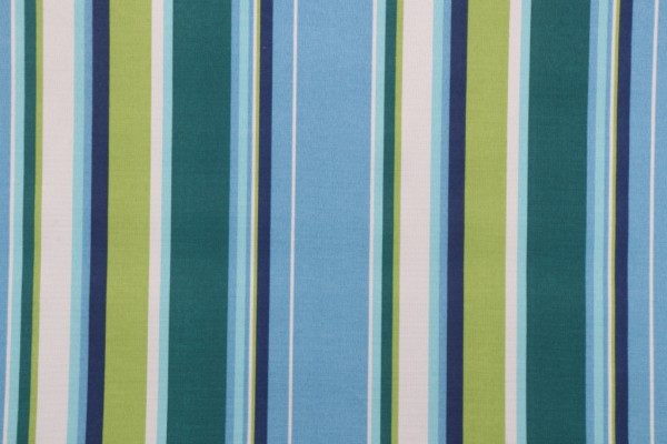 Richloom Covert Stripe Printed Polyester Outdoor Fabric in Capri 