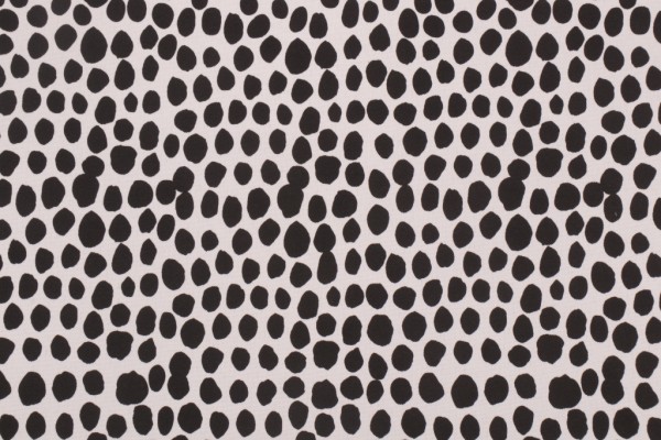 Click for Terrasol - Signature Dot Printed Polyester Outdoor Fabric in Black/White  Terrasol - Signature Dot Printed Polyester Outdoor Fabric in Black/White