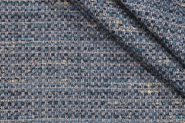 Richloom Kestra Velveteen Upholstery Fabric in Cobalt 