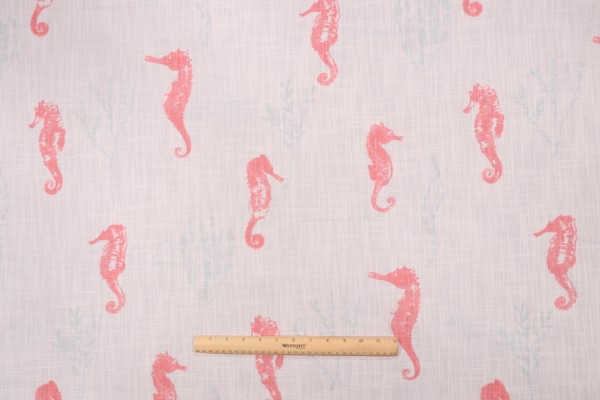 Premier Prints Ocean Love - Slub Canvas Printed Cotton Drapery Fabric in Fusion 