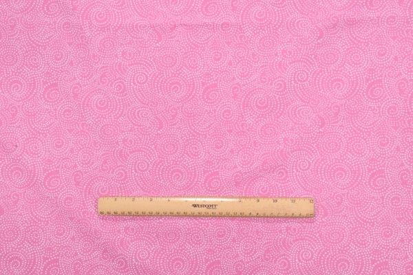 Sample of P Kaufmann Bali Printed Cotton Drapery Fabric in Watermelon 