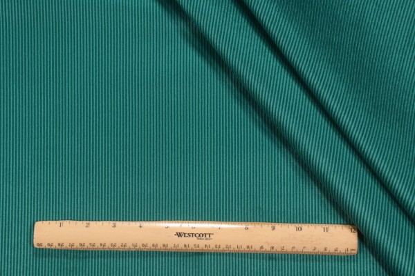 Sample of P Kaufmann The Cord Woven Velour Decorator Fabric in Teal 
