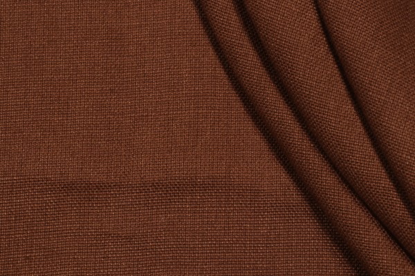 Kaufmann Slubby Linen Woven Decorator Fabric in Hickory 