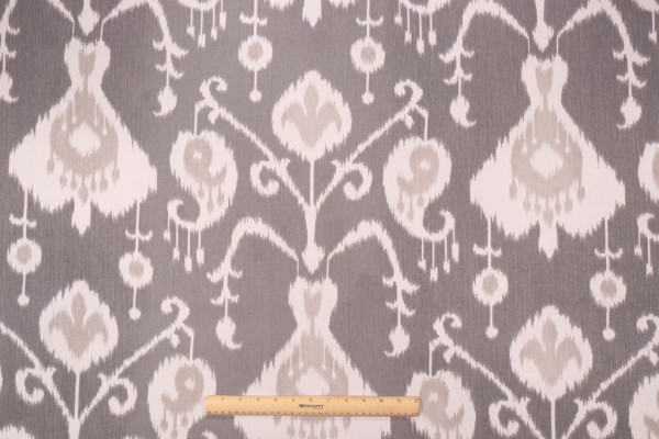 Click for 1 Yards Magnolia Home Java Printed Cotton Drapery Fabric in Pewter Magnolia Home Java Printed Cotton Drapery Fabric in Pewter