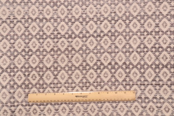 PK Lifestyles Andes Diamond Woven Decorator Fabric in Smoke 
