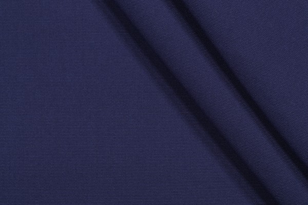 Terrasol-Rimini Solid Woven Solution Dyed Acrylic Awning Outdoor Fabric in Midnight (Dark Blue) 