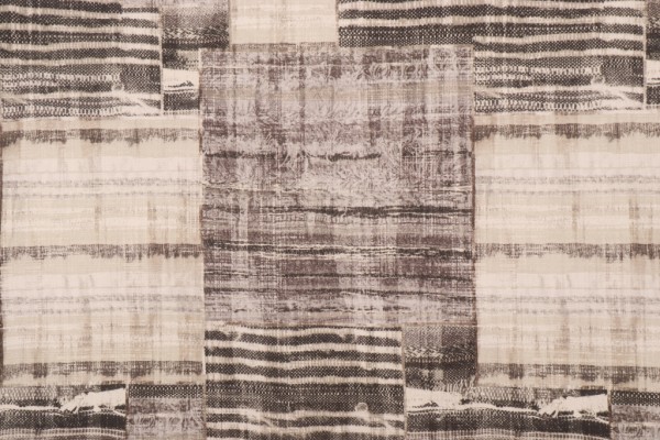 Richloom Souk Printed Cotton Drapery Fabric in Charcoal 