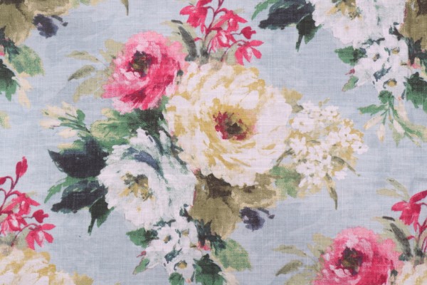 Sample of Covington Meraki Printed Cotton Blend Drapery Fabric in 502-Horizon 