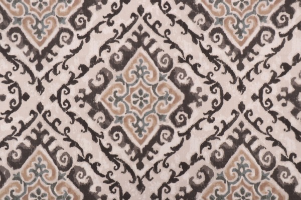 Covington Feabhra Printed Cotton Drapery Fabric in 999-Slate 