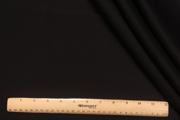 Covington Cowden Woven Cotton Twill Drapery Fabric in 947-Noir 