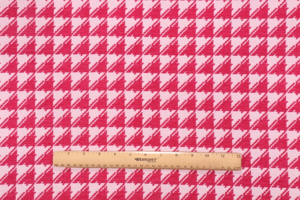 Covington Try Angles Woven Chenille Upholstery Fabric in 722-Fuchsia 