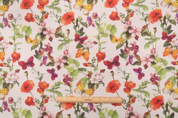 Terrasol - Tuscany Printed Acrylic Outdoor Fabric in Red 