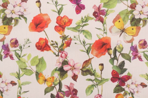 Terrasol - Tuscany Printed Acrylic Outdoor Fabric in Red 