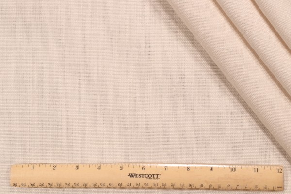 P Kaufmann Slubby Linen Woven Decorator Fabric in Canvas 