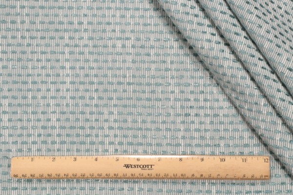 Golding Taylor Woven Chenille Upholstery Fabric in Aqua 