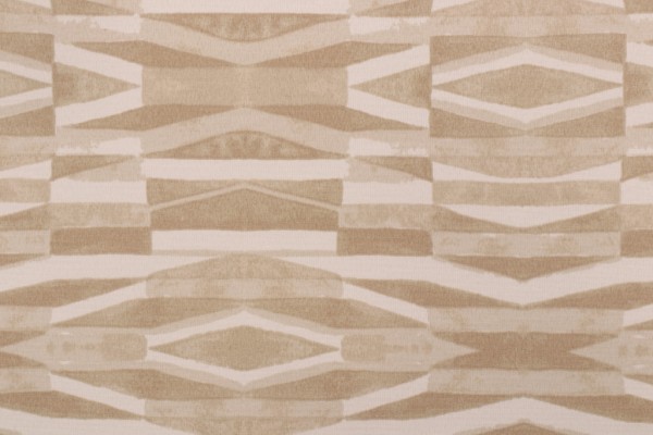 Tommy Bahama Nevis Waves Printed Polyester Outdoor Fabric in Sand 