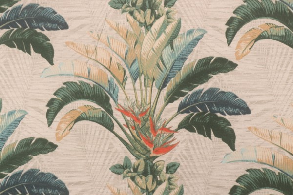 Tommy Bahama Banana Leaves Printed Polyester Outdoor Fabric in Wicker 