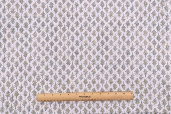 PK Lifestyles Crest Haven Emb Drapery Fabric in Seaglass 