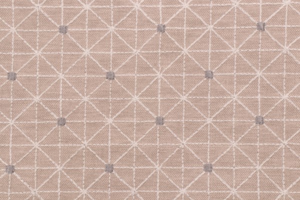 PK Lifestyles Sierra Embroidery Drapery Fabric in Linen 