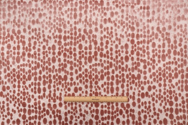 Hamilton Finch Velvet Upholstery Fabric in Cameo 