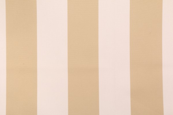 Bella Dura Home Cabana Stripe Latex Backed High UV Polyester Outdoor Fabric in Dune