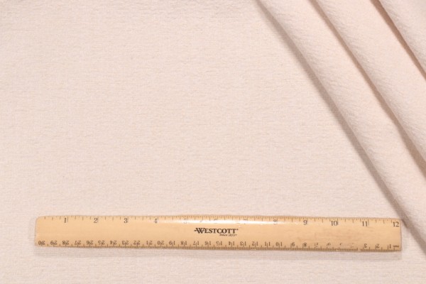 Crypton Woven High Performance Chenille Upholstery Fabric in Snow 