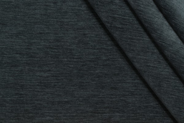 Sample of P Kaufmann Camdyn Chenille Upholstery Fabric in Blue Spruce 