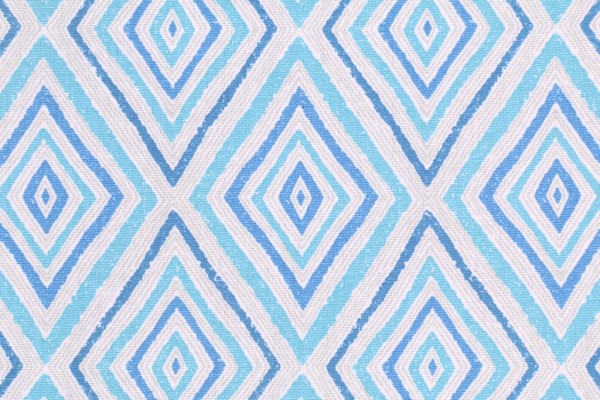 Valle - Paramount in Marine Printed Cotton Drapery Fabric by Mill Creek 
