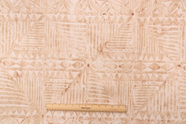 Sample of P Kaufmann Abeytu Printed Cotton Drapery Fabric in Harvest 