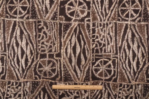 Kaufmann Intrigue Printed Cotton Drapery Fabric in Pewter 