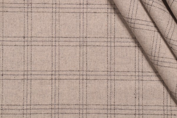 Sample of P Kaufmann Morrison Woven Upholstery Fabric in Flannel 