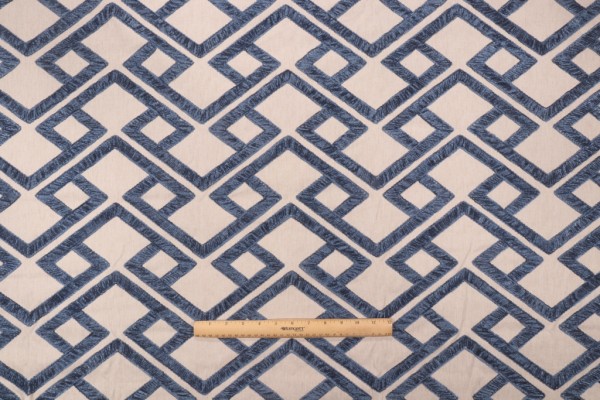 P Kaufmann Accolade Embroidered Drapery Fabric in Bristol 