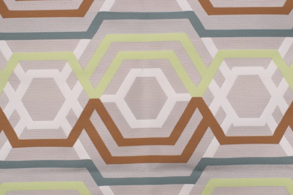 Pantheon Woven Outdoor Fabric in Aqua