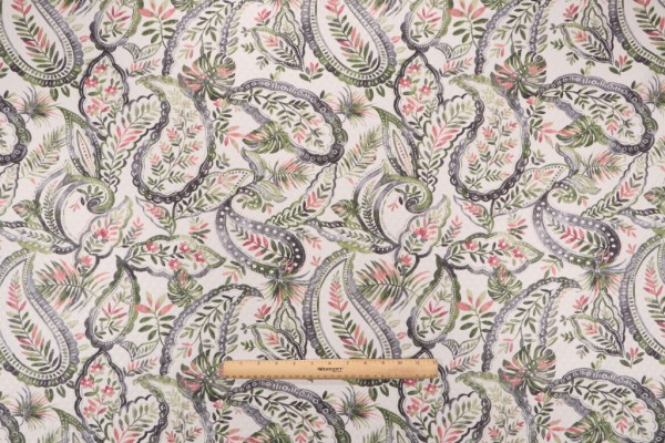 Sample of Richloom Faylinn-Diamond Tech Printed Polyester Outdoor Fabric in Shadow 
