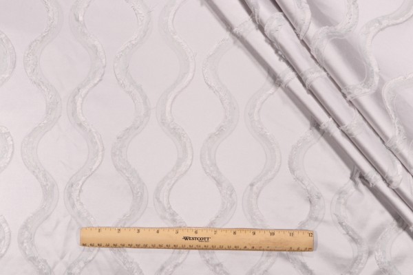 Covington Silhouette Woven Decorator Fabric in 908-Platinum
