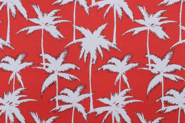 Click for Terrasol Palmetto Printed Polyester Outdoor Fabric in Fire  Terrasol Palmetto Printed Polyester Outdoor Fabric in Fire