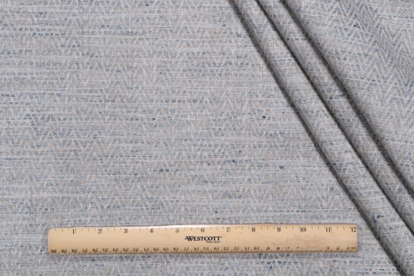 Sample of P Kaufmann Artisan Woven Upholstery Fabric in Lagoon 