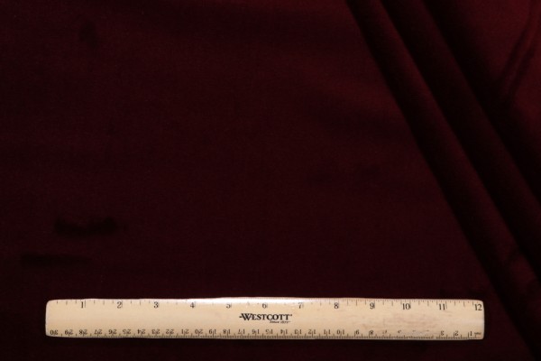 Kaufmann Merit High Performance Velvet Upholstery Fabric in Oxblood 