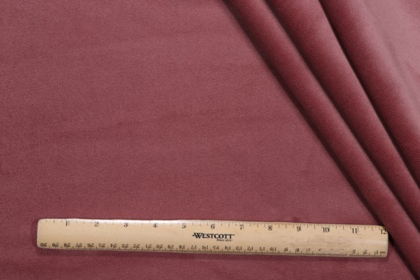 P Kaufmann Merit High Performance Velvet Upholstery Fabric in Dusty Mauve 