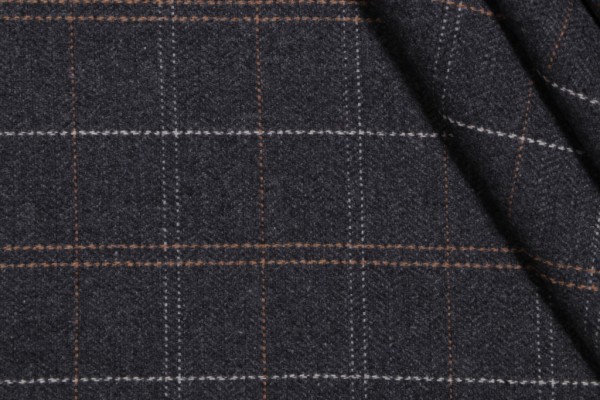 Kaufmann Duncan Woven Decorator Fabric in Charcoal 