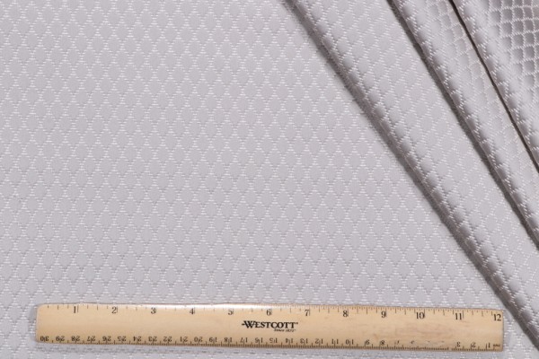 Sample of Richloom Munich Woven Decorator Fabric in Silver 