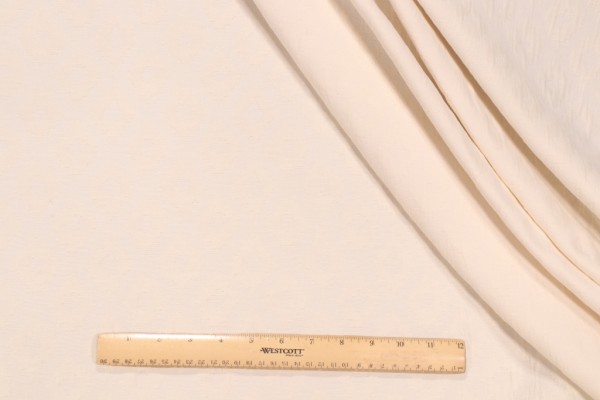 Dena Home Avan Woven Matelasse Upholstery Fabric in Pearl