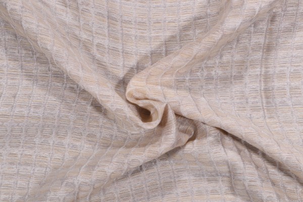 Old World Weavers Orb Woven Drapery Fabric in Nougat