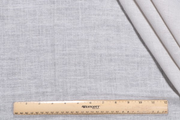 Old World Weavers Solid Semi-Sheer Drapery Fabric in Dove