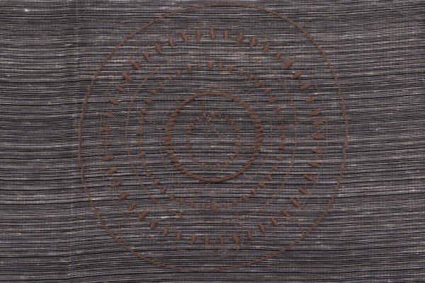 Lelievre Paris Gamma Sheer Embroidered Drapery Fabric in Taupe