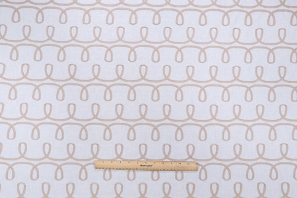 Click for 8.88 Yards PK Lifestyles Loop & Lace Embroidered Drapery Fabric in Parchment PK Lifestyles Loop & Lace Embroidered Drapery Fabric in Parchment