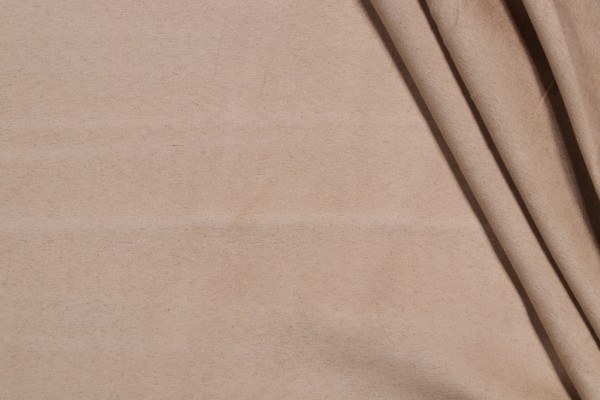 Sample of Ramtex Global Suede Woven Lightweight Suede Drapery Fabric in Camel 