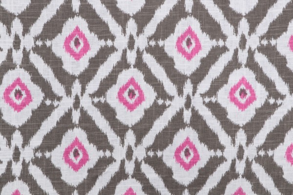 Duralee Murphy Printed Drapery Fabric in Graphite 